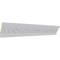 Ekena Millwork 2 3/4"H x 1 5/8"P x 3 1/8"F x 94 1/2"L Loera Crown Moulding MLD02X01X03LO - alternate 2